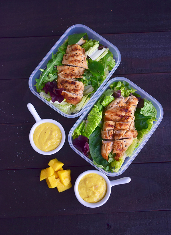 Grilled Chicken with Mango Vinaigrette