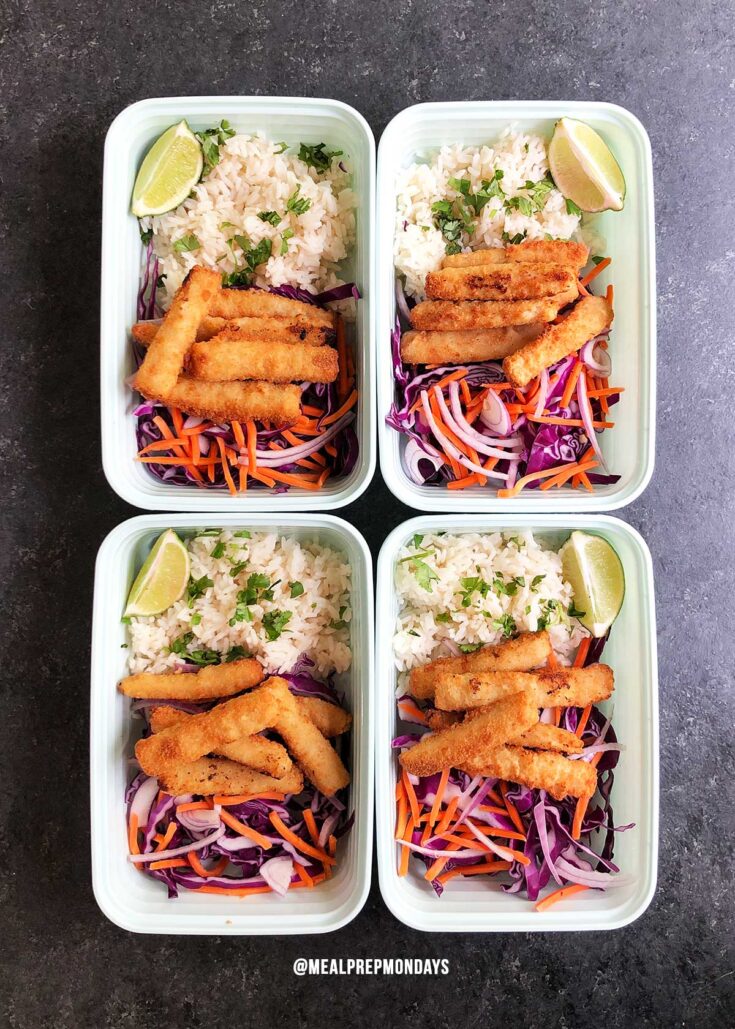 Fish Stick Taco Bowls Recipe  Meal Prep - Meal Prep Mondays