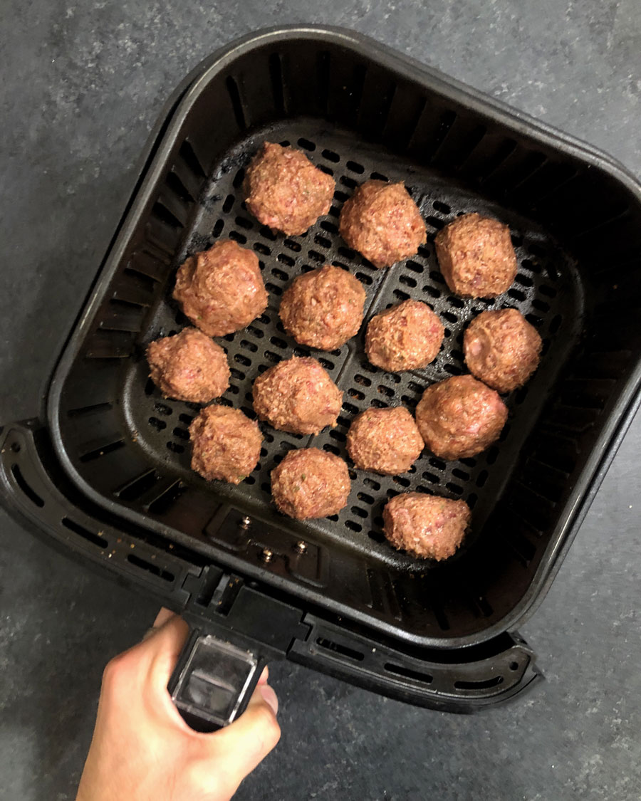 air fryer meatballs