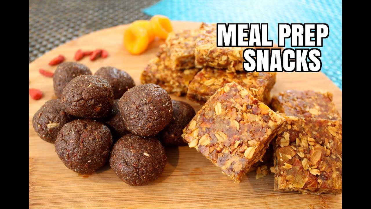 three meal prep snack ideas