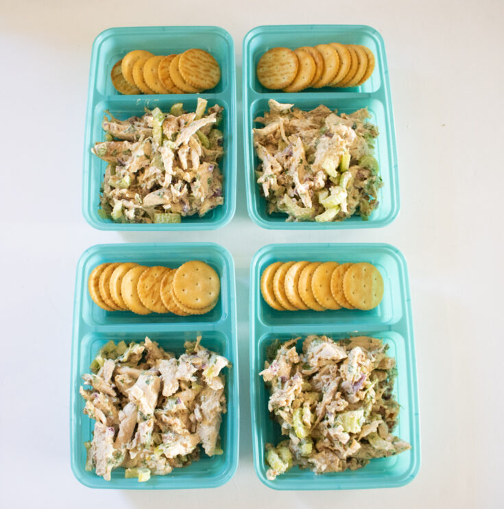 Classic Chicken Salad Meal Prep