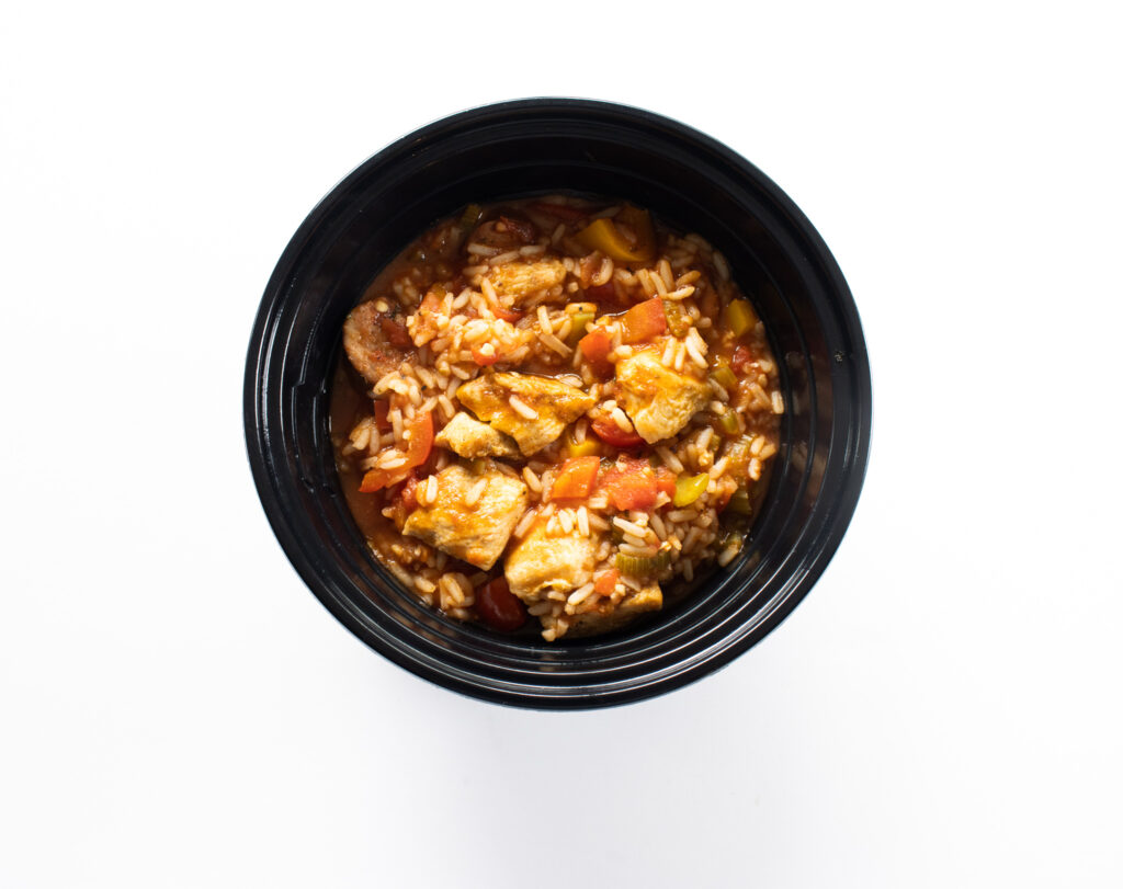 Chicken Jambalaya meal prep