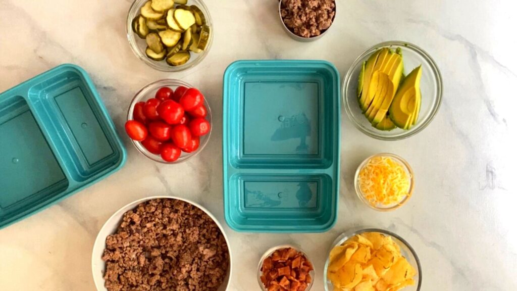 Bacon Burger Bowl Ingredients