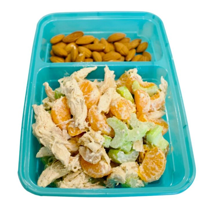 5-ingredient Mandarin Chicken Salad Meal Prep