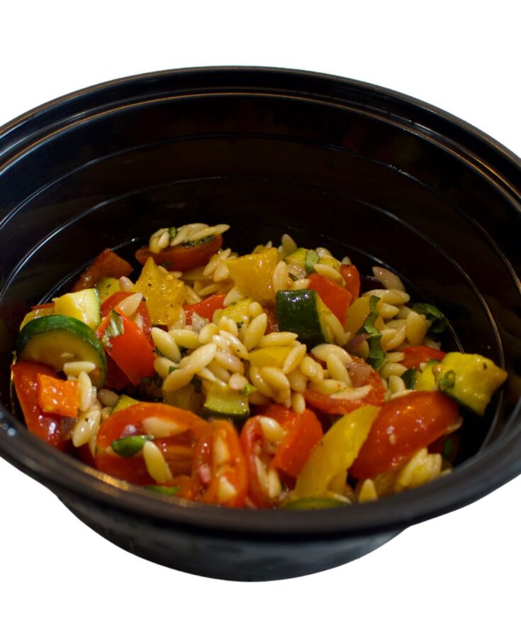 Grilled Vegetable Orzo Pasta Salad