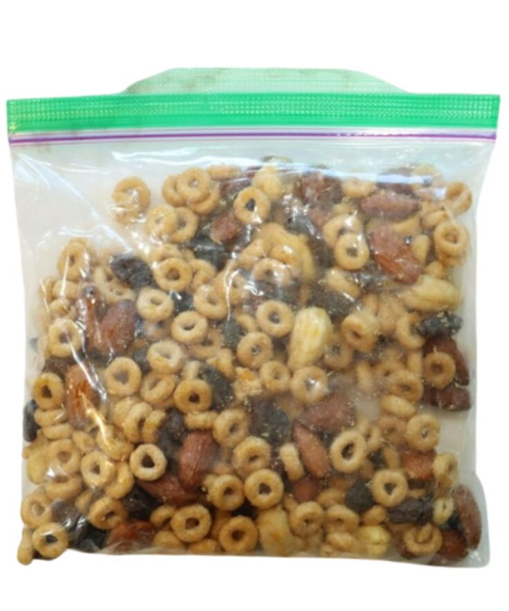 High Protein Cheerio Trail Mix Single bowl 1000x1200